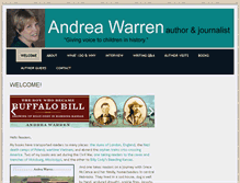 Tablet Screenshot of andreawarren.com